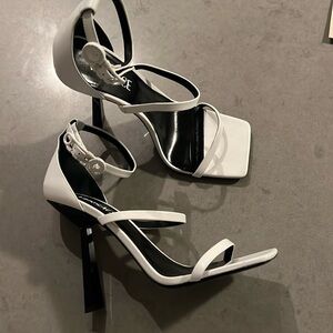 Versace White heels